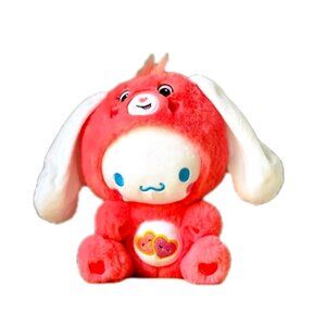 Sanrio Hello Kitty & Friends X Care Bear Cinnamoroll Love A Lot Bear 10in NWOT